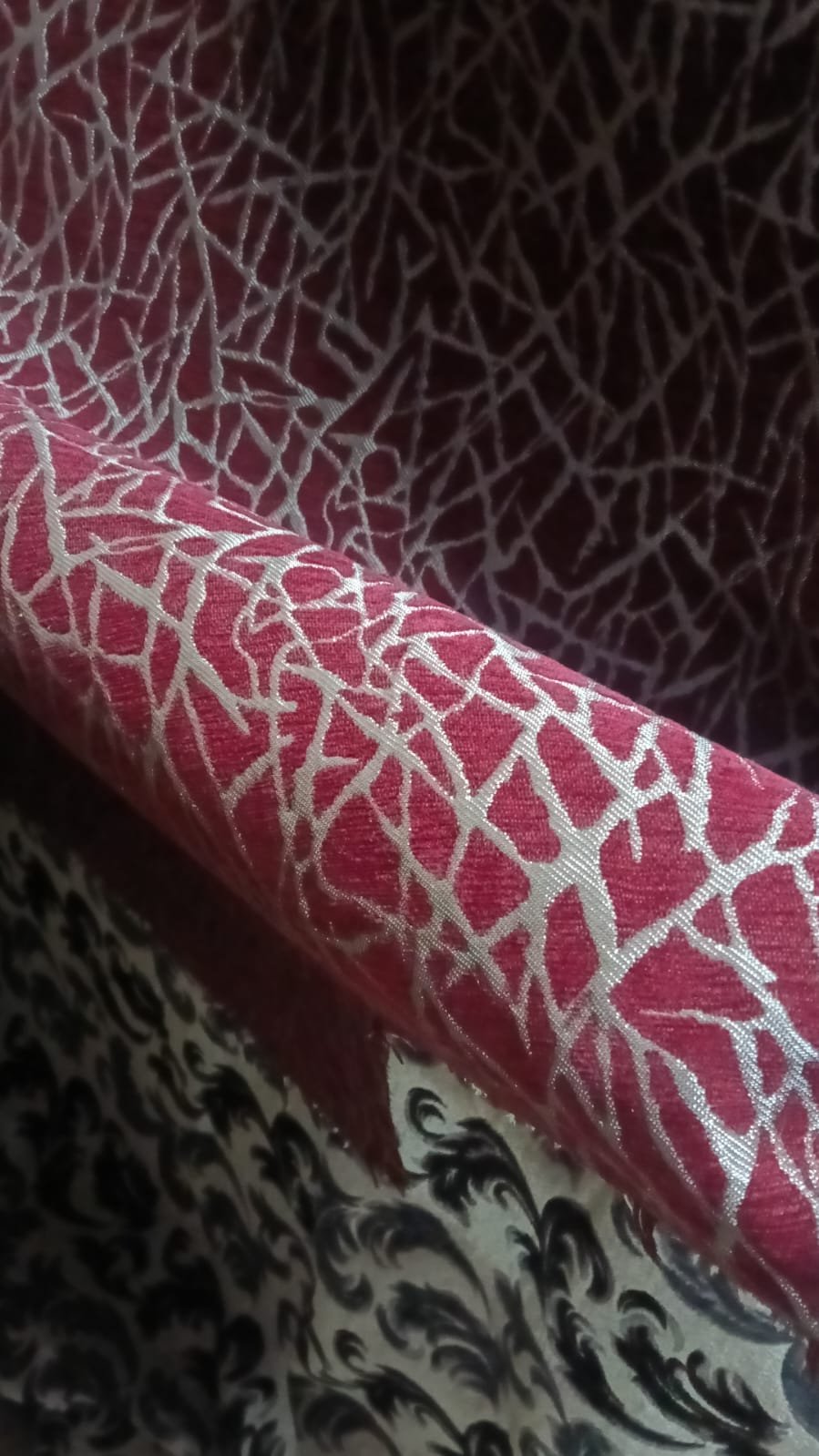 Designer Window Curtain Fabric - Style 12