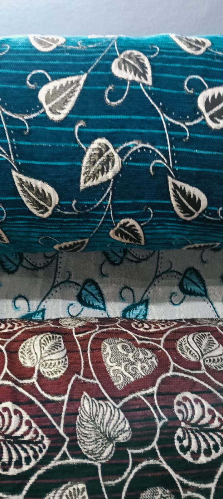 Designer Window Curtain Fabric - Style 3