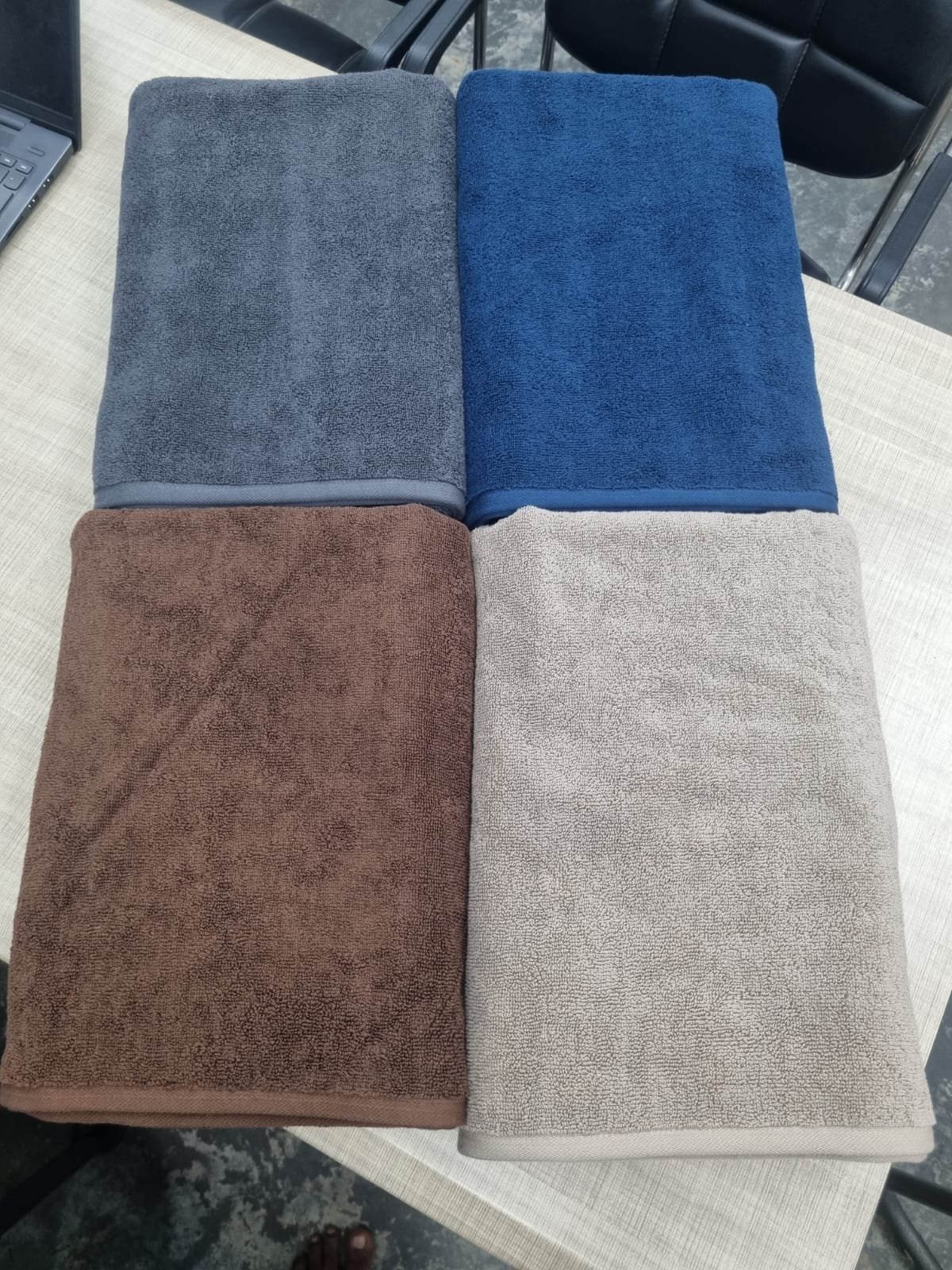 Premium Coloured Cotton Bath Towel - Style 2
