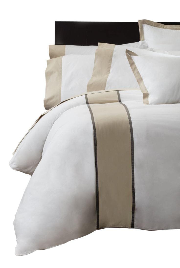 Premium Hotel White Bedsheet Set - Style 13