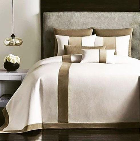 Premium Hotel White Bedsheet Set - Style 16