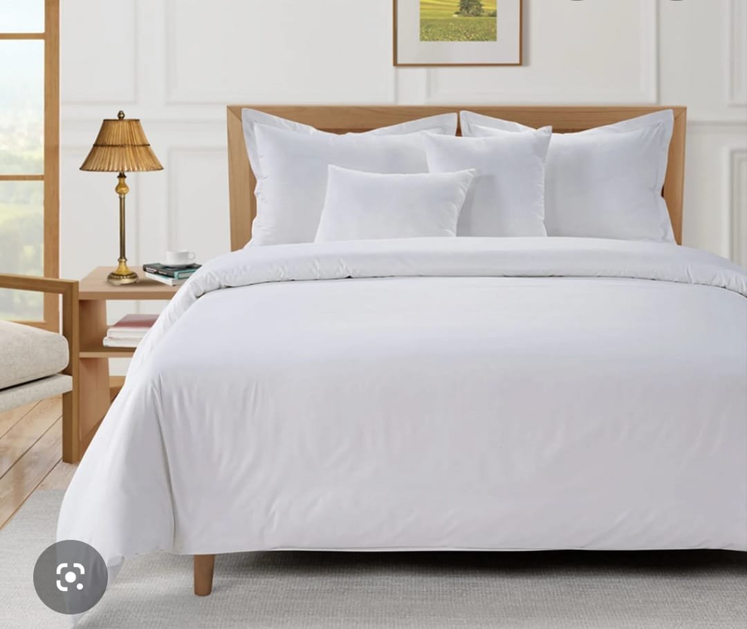 Premium Hotel White Bedsheet Set - Style 6