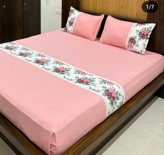 Premium Hotel White Bedsheet Set - Style 8