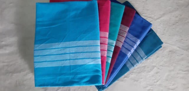 ST 60x90 Combed Cotton Stripe Bed Sheet - Model 14