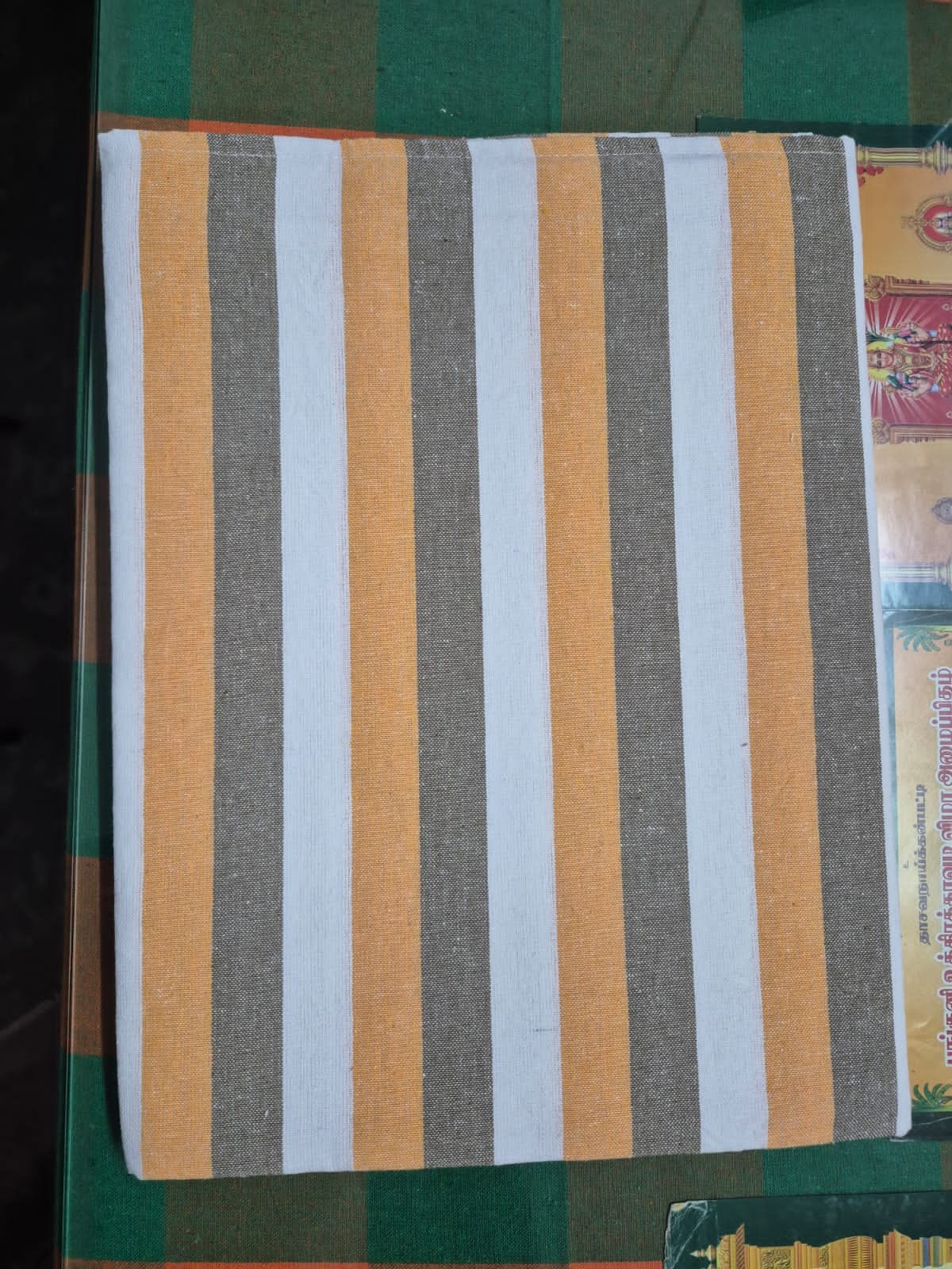 ST 60x90 Combed Cotton Stripe Bed Sheet - Model 16
