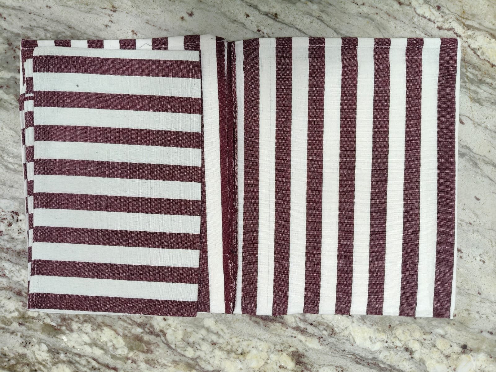 ST 60x90 Combed Cotton Stripe Bed Sheet - Model 4