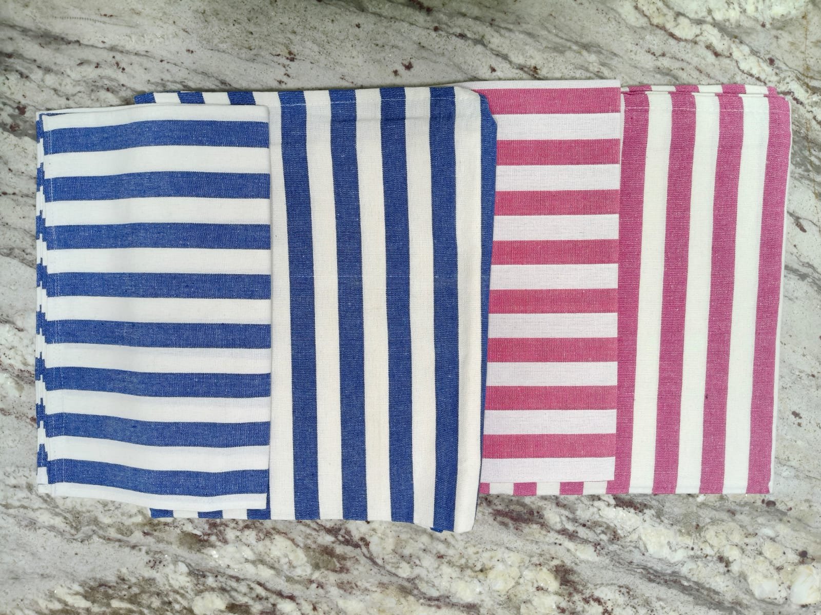 ST 60x90 Combed Cotton Stripe Bed Sheet - Model 6