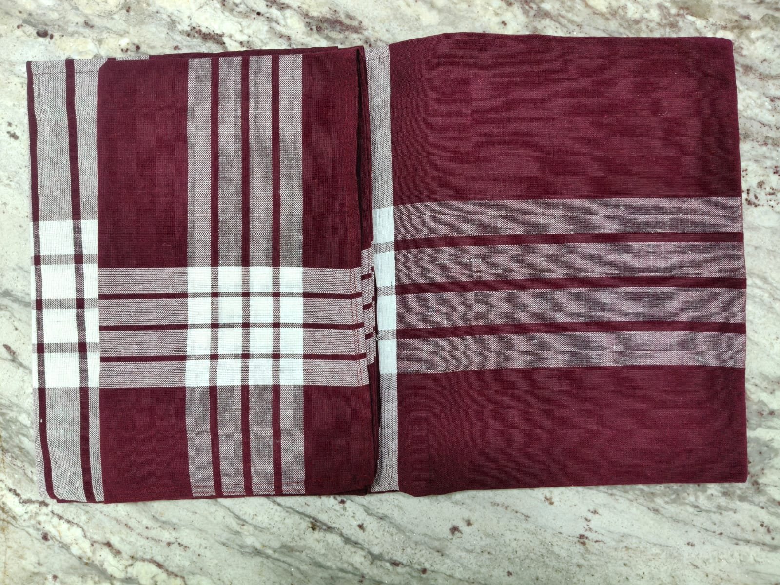 ST 60x90 Combed Cotton Stripe Bed Sheet - Model 8